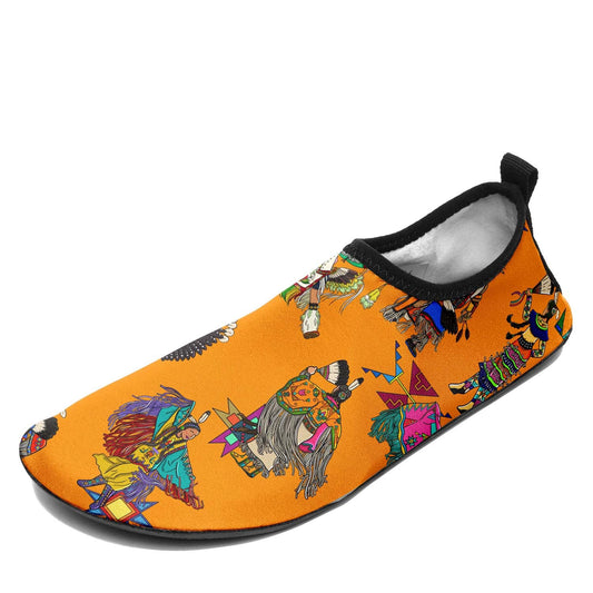 Grand Entry Dancers Orange Sockamoccs