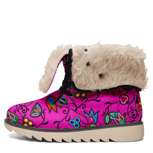 Load image into Gallery viewer, Indigenous Paisley Polar Winter Boots
