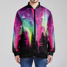 Load image into Gallery viewer, Aurora Medicine Animals 2 Zippered Collared Lightweight Jacket
