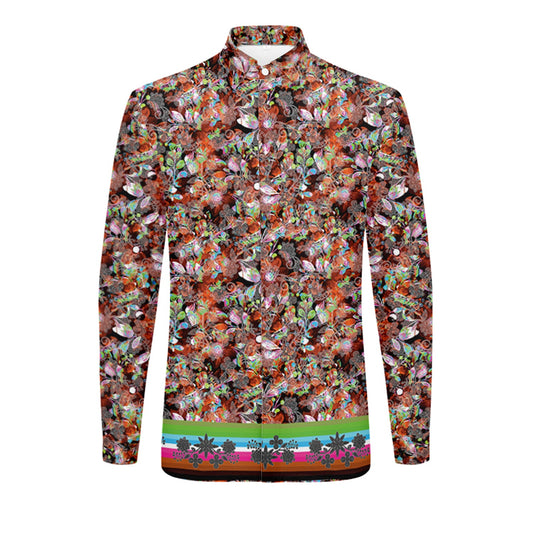 Culture in Nature Orange Dress Shirt
