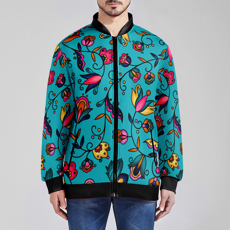 Copper Prairie Petals Turquoise Lightweight Jacket