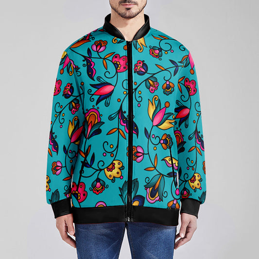 Copper Prairie Petals Turquoise Lightweight Jacket