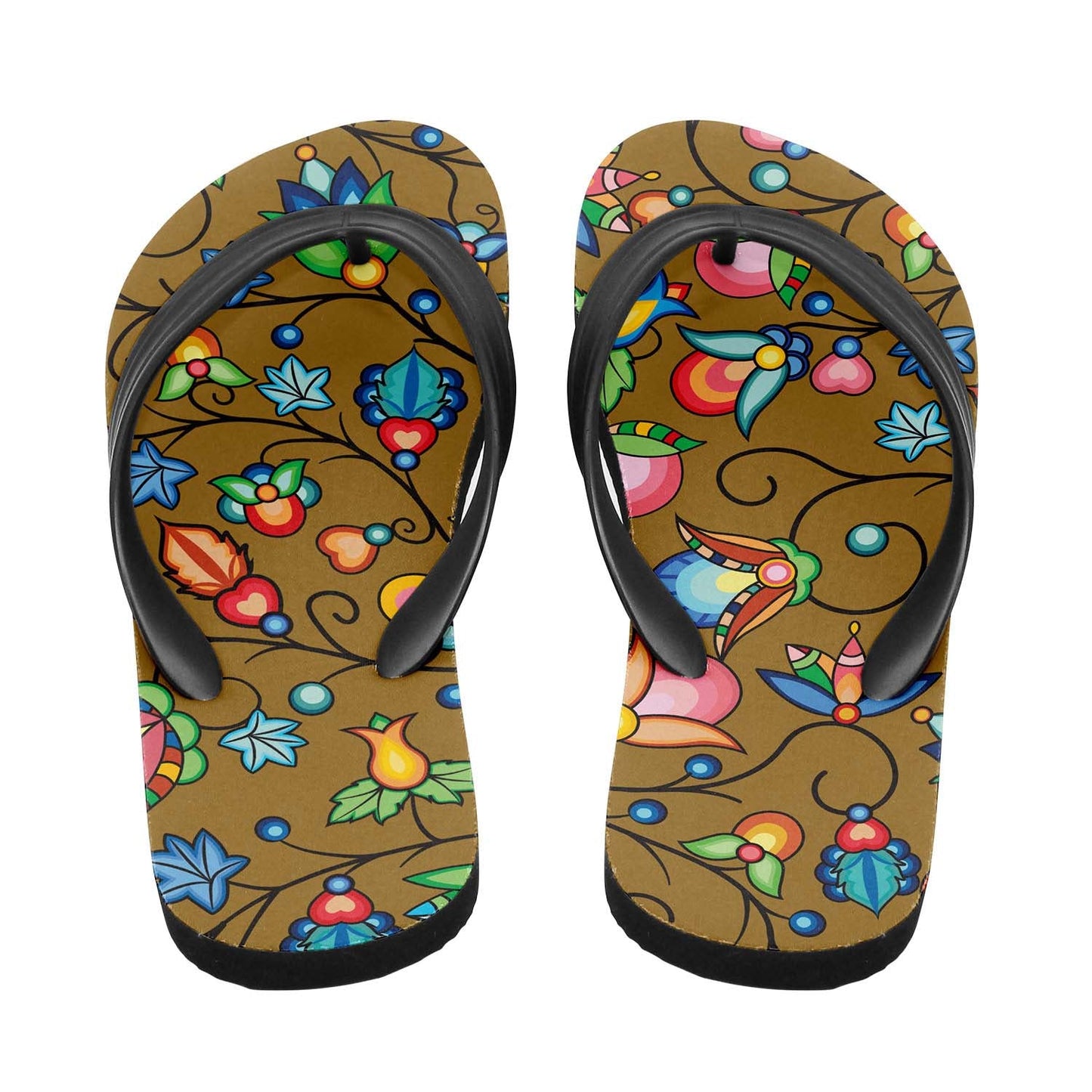 Prairie Plains Spirit Fall Leaves Flip Flops