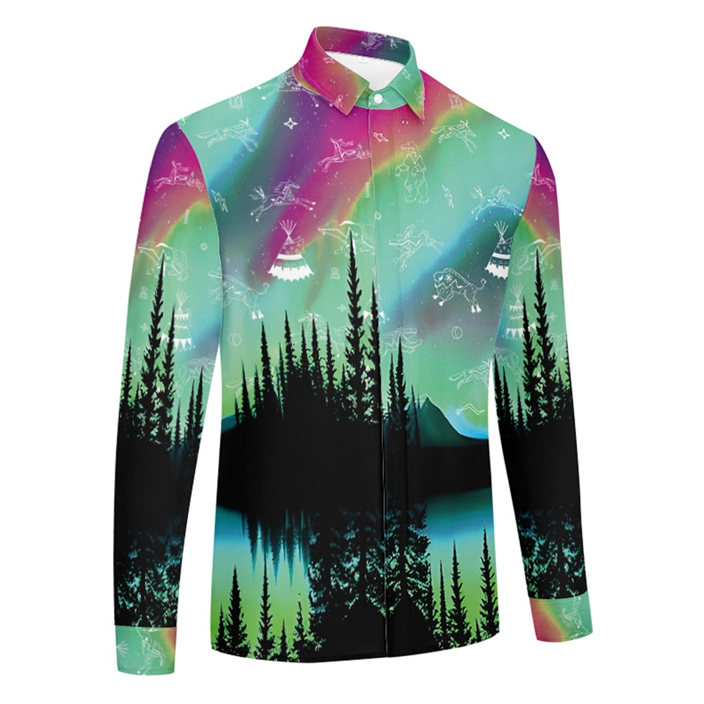 Aurora Medicine Animals 2 Dress Shirt