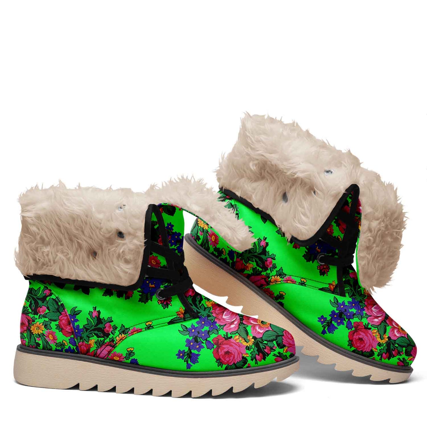 Kokum's Revenge Green Polar Winter Boots