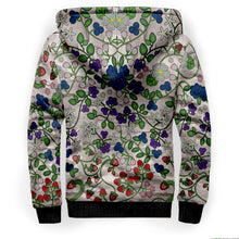 Load image into Gallery viewer, Grandmother Stories Bright Birch Sherpa Hoodie
