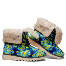 Load image into Gallery viewer, Kaleidoscope Jaune Bleu Polar Winter Boots
