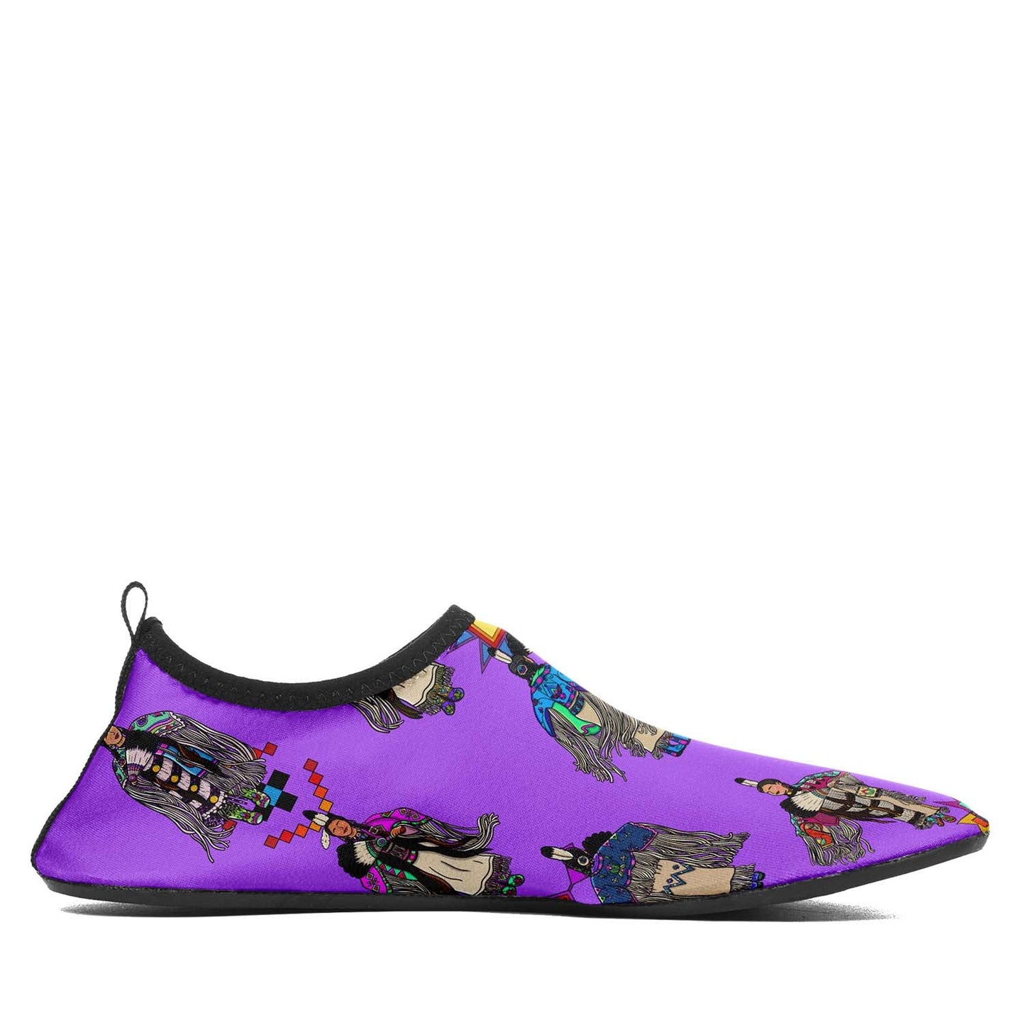 Women's Tradish Dancers Purple Sockamoccs