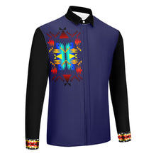 Load image into Gallery viewer, Between the Mountain Journey Men&#39;s Long Sleeve Dress Shirt
