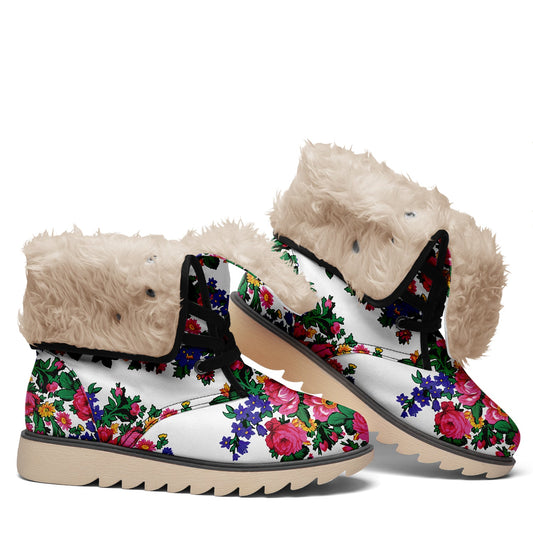 Kokum's Revenge White Polar Winter Boots