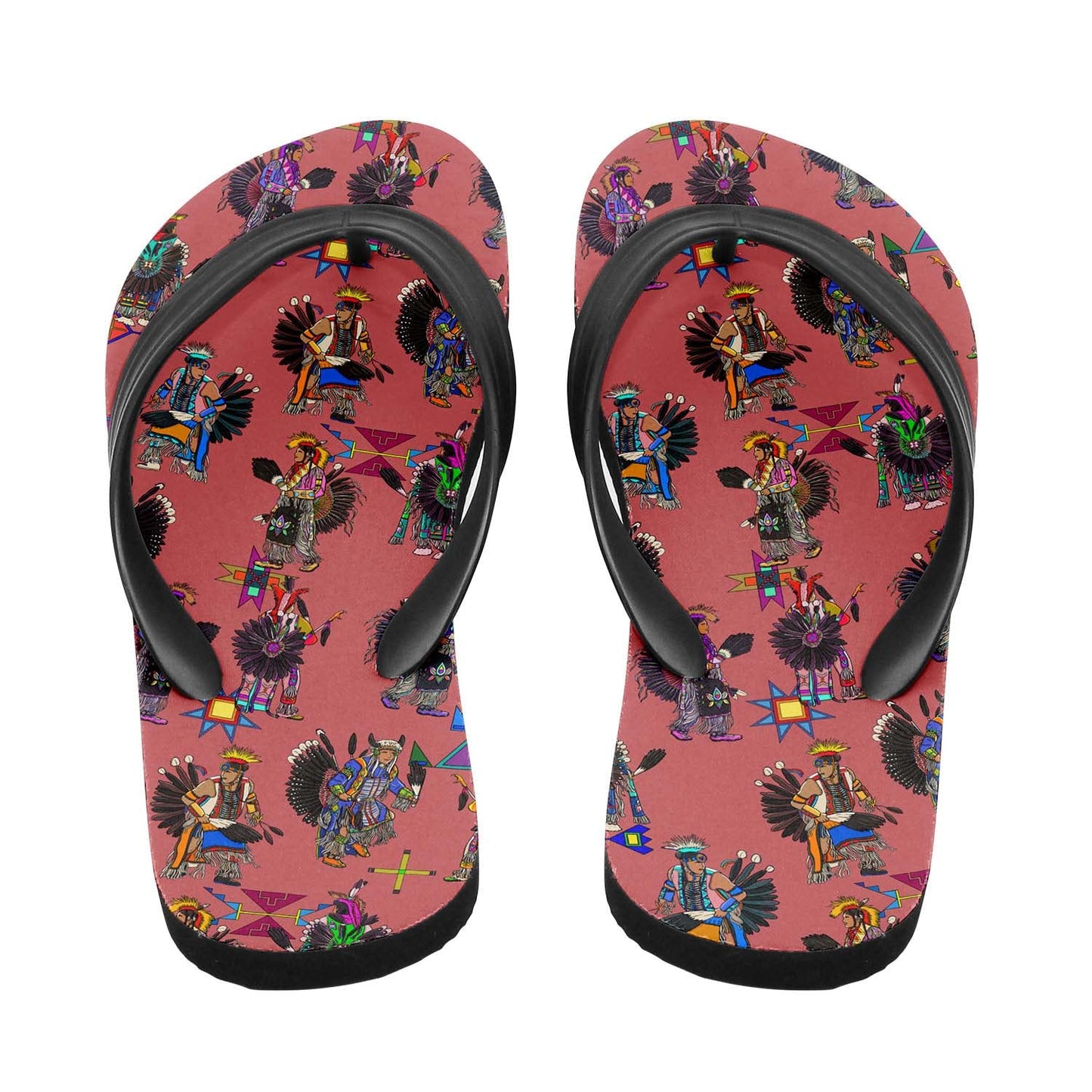 Men's Tradish Dancers Terra Cotta Flip Flops