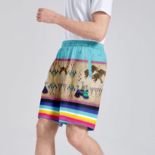 Load image into Gallery viewer, Buffalos Running Sky Athletic Shorts with Pockets
