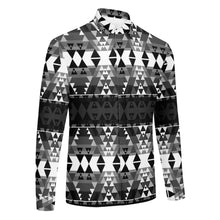 Load image into Gallery viewer, Writing on Stone Black and White Men&#39;s Long Sleeve Dress Shirt
