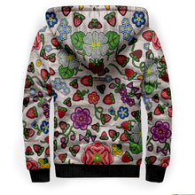 Load image into Gallery viewer, Berry Pop Bright Birch Sherpa Hoodie
