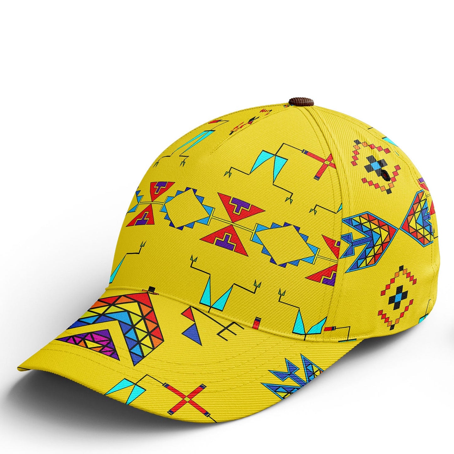 Rainy Chief Rainbow Yellow Snapback Hat