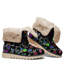 Load image into Gallery viewer, Indigenous Paisley Black Polar Winter Boots
