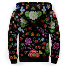 Load image into Gallery viewer, Berry Pop Midnight Sherpa Hoodie
