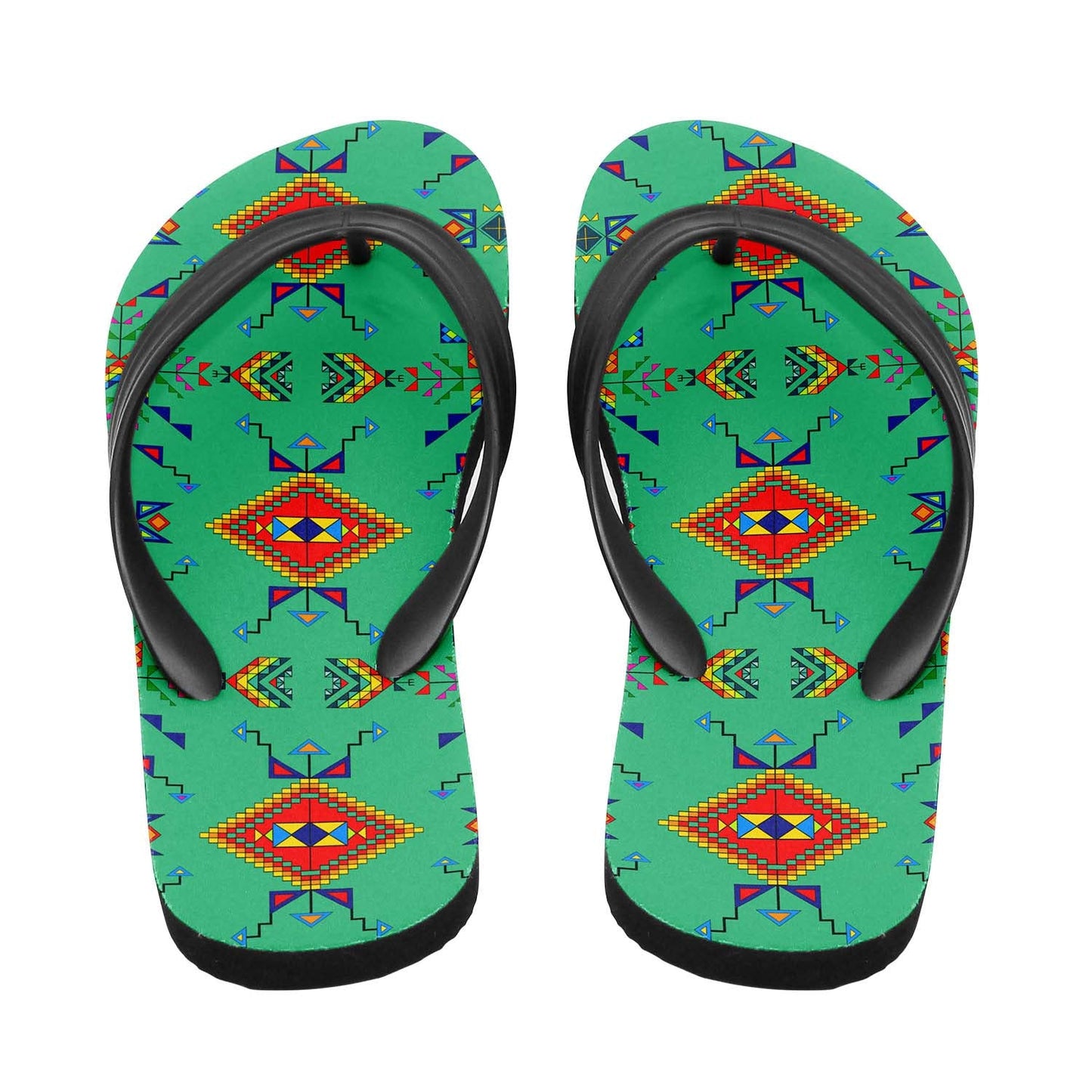 Buffalo Jump Sage Flip Flops