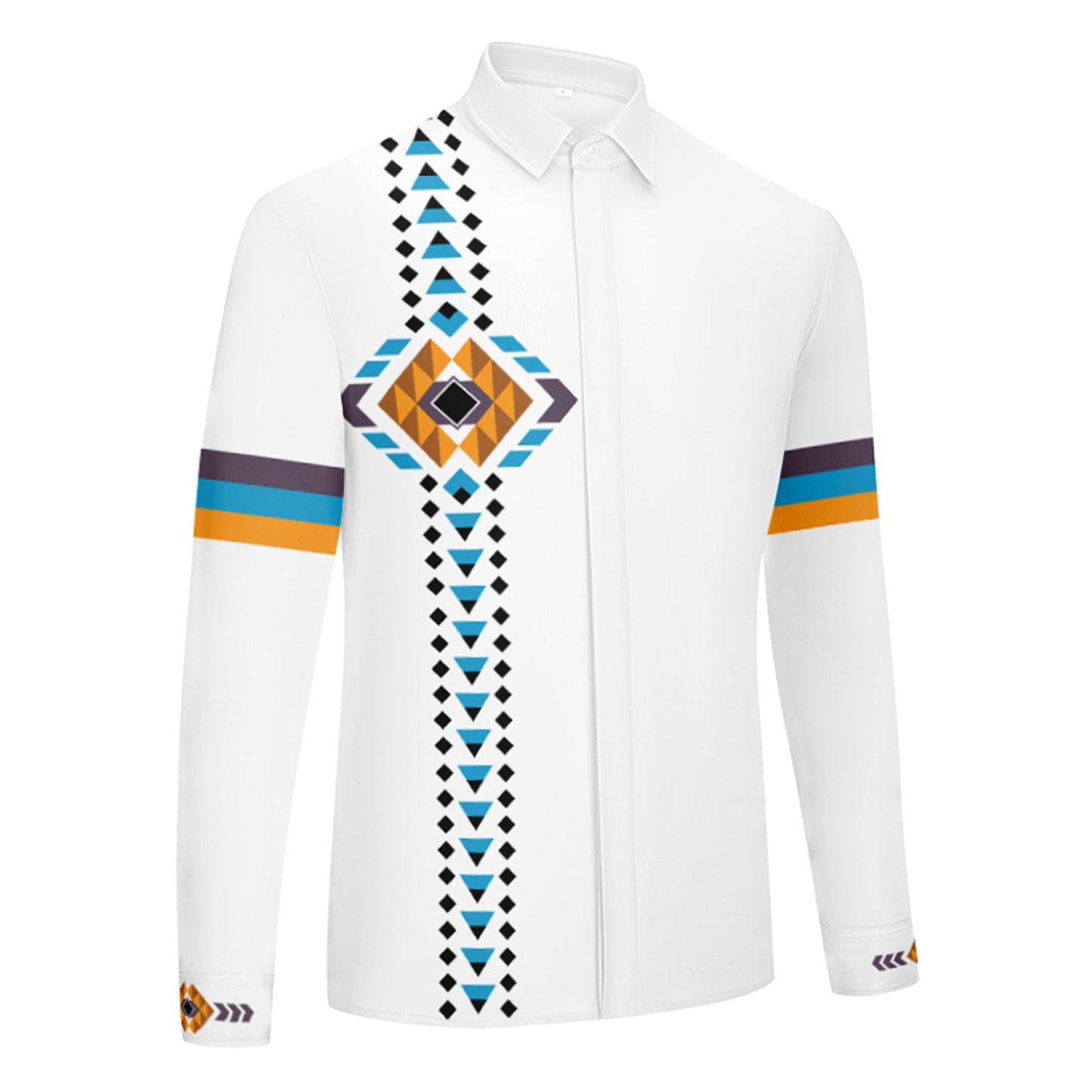 Warriors Honor Men's Long Sleeve Dress Shirt