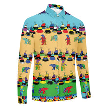 Load image into Gallery viewer, Bear Medicine Men&#39;s Long Sleeve Dress Shirt
