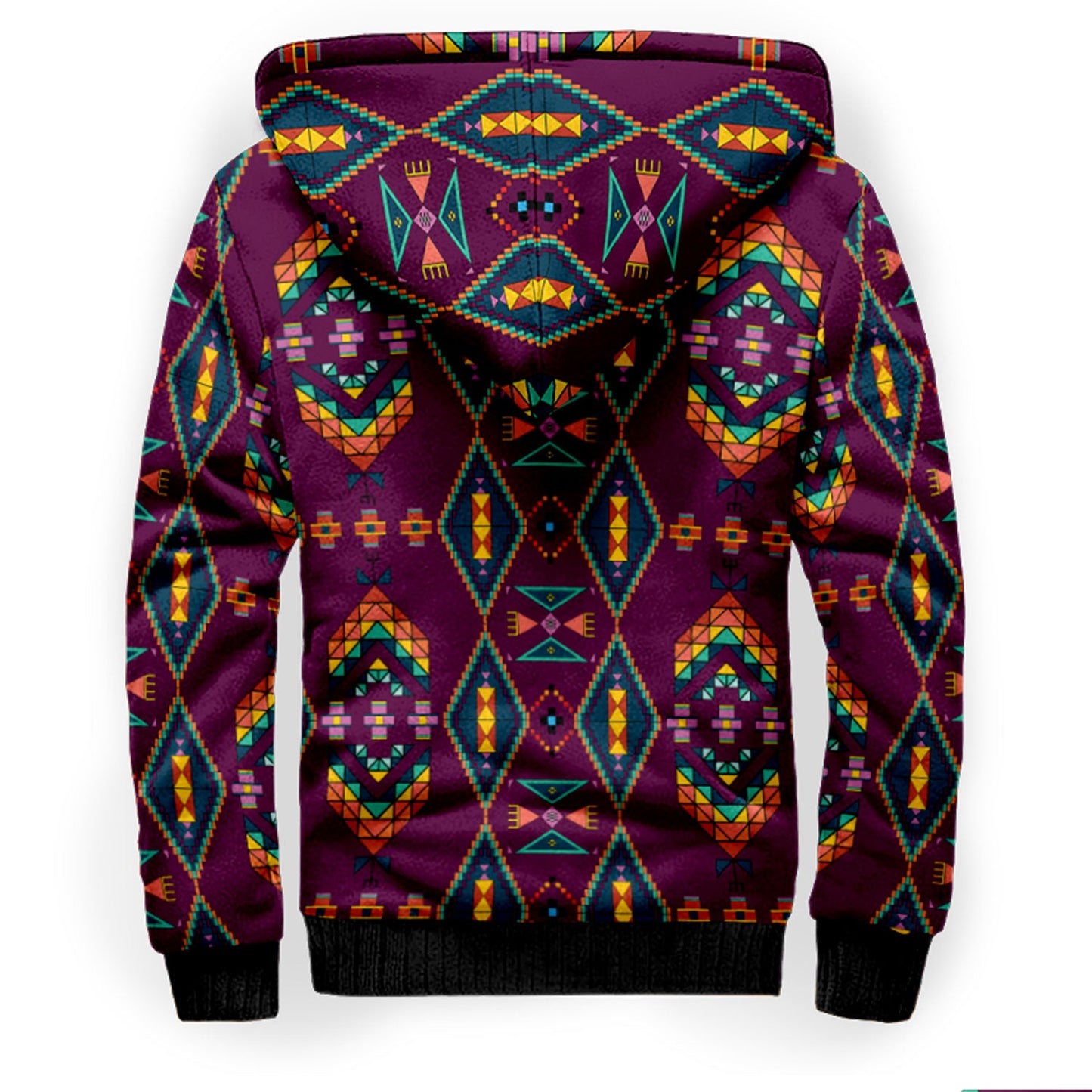 Travois Tipi Berry Sherpa Hoodie