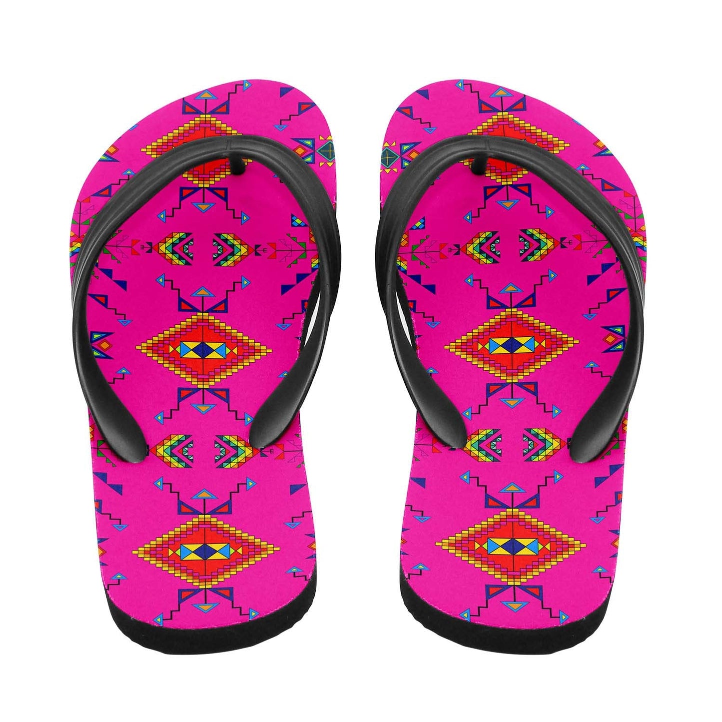 Buffalo Jump Pink Flip Flops