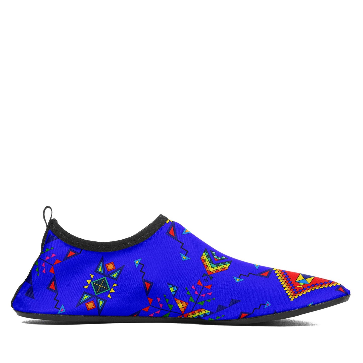 Buffalo Jump Blue Kid's Sockamoccs Slip On Shoes