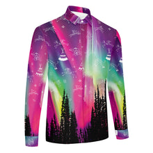 Load image into Gallery viewer, Aurora Medicine Animals 3 Men&#39;s Long Sleeve Dress Shirt
