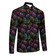 Load image into Gallery viewer, Floral Buffalo Men&#39;s Long Sleeve Dress Shirt
