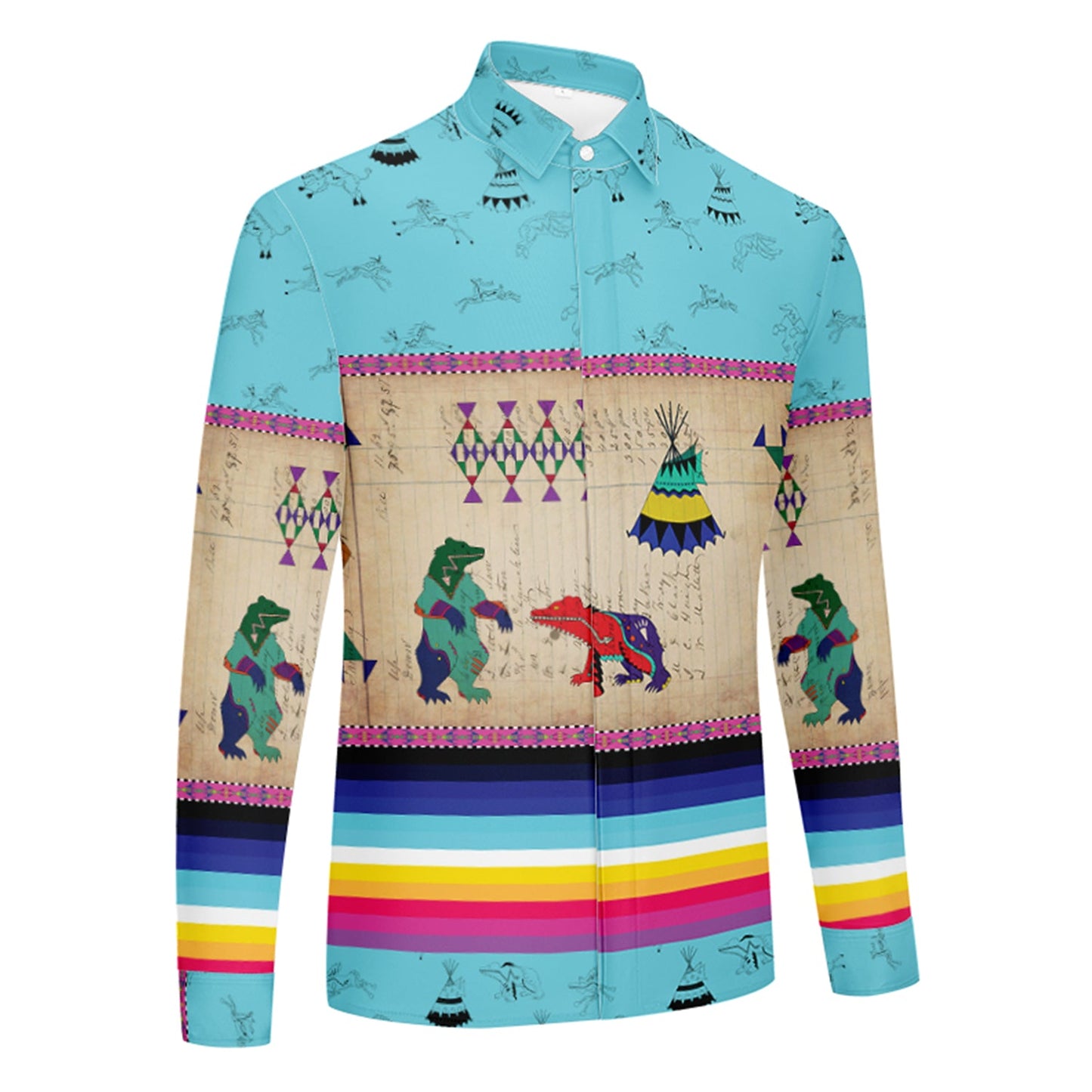 Bear Ledger Sky Dress Shirt