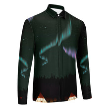 Load image into Gallery viewer, Dancing Skies Men&#39;s Long Sleeve Dress Shirt
