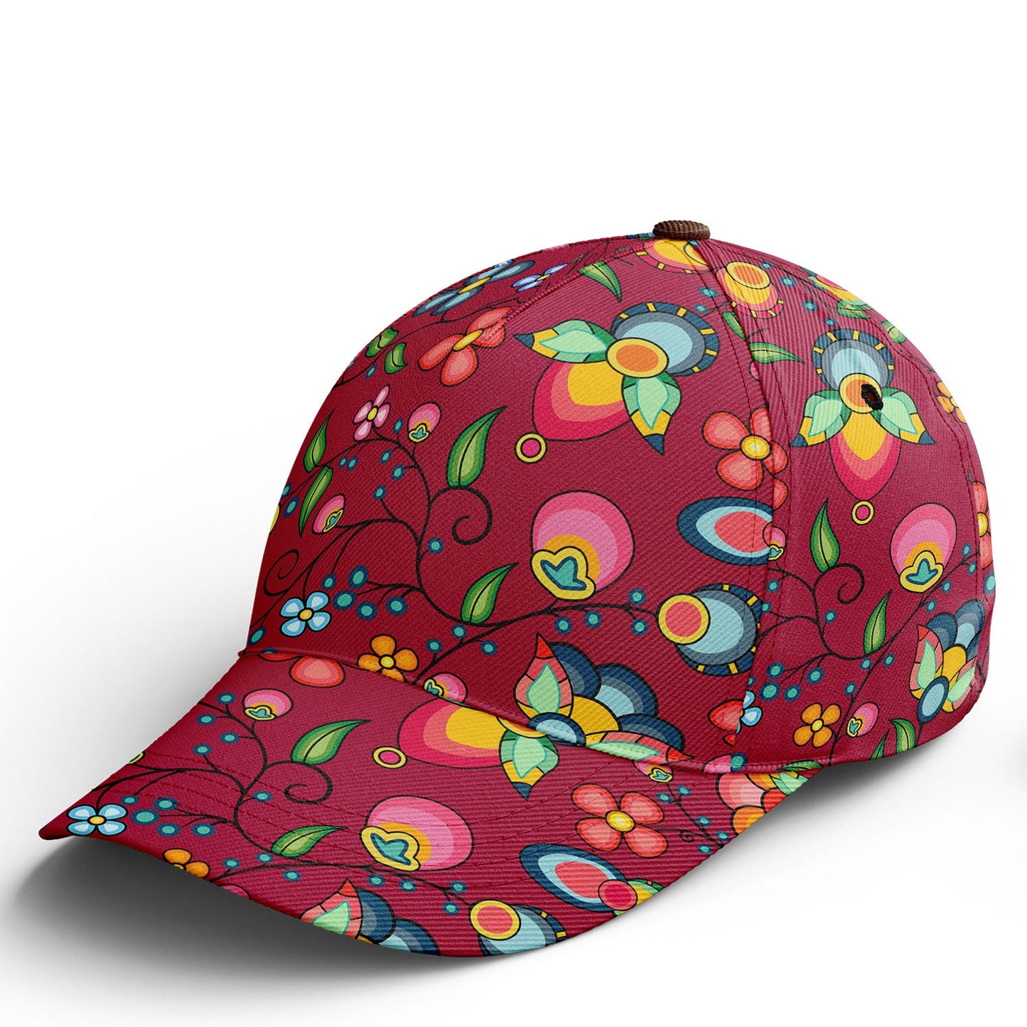 Floral Bounty Magenta Snapback Hat