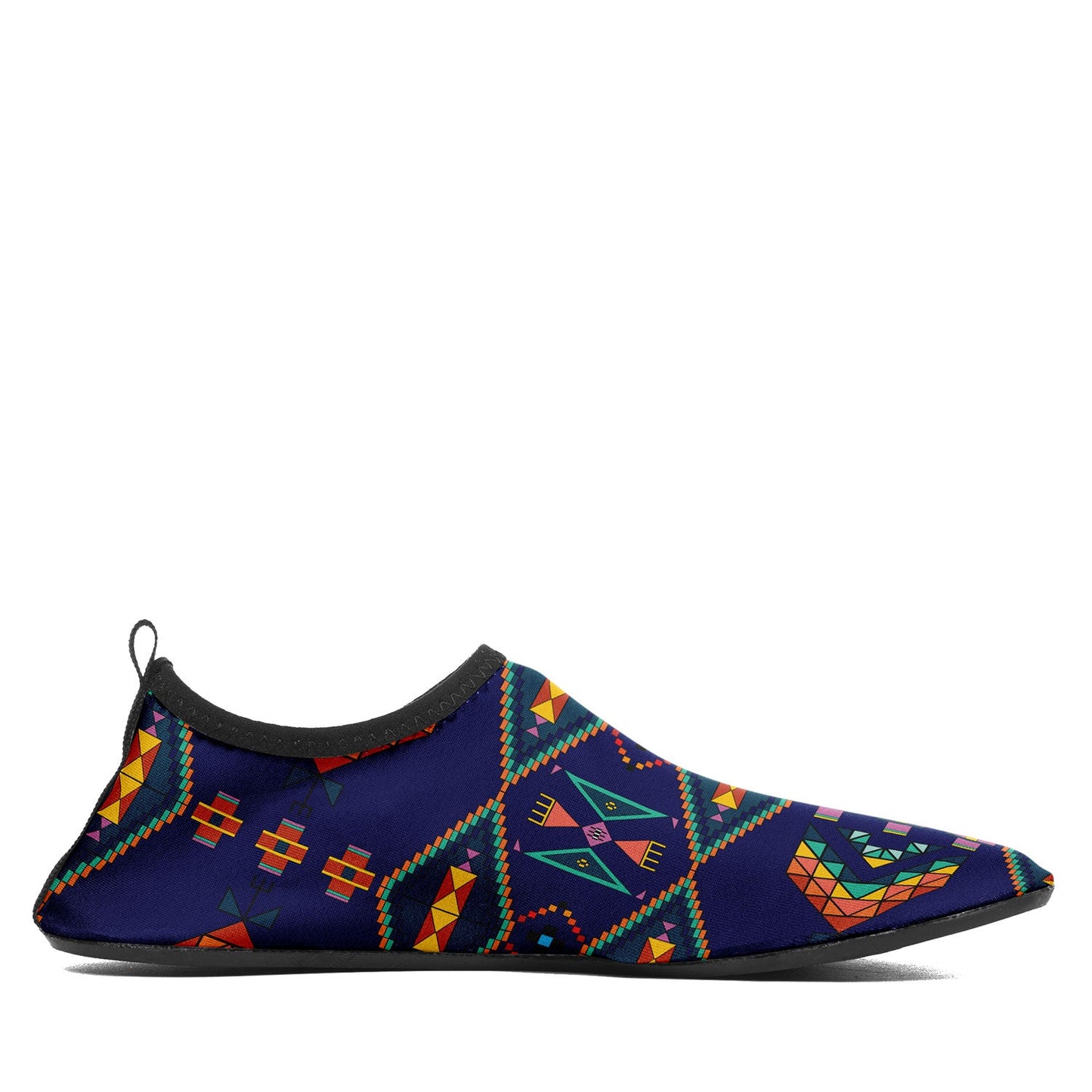 Travois Tipi Blue Kid's Sockamoccs Slip On Shoes