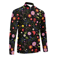 Load image into Gallery viewer, Nipin Blossom Midnight Men&#39;s Long Sleeve Dress Shirt
