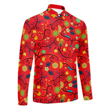 Load image into Gallery viewer, Nipin Blossom Fire Men&#39;s Long Sleeve Dress Shirt
