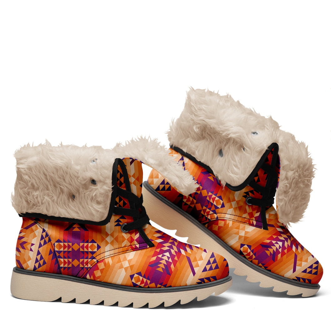 Desert Geo Polar Winter Boots