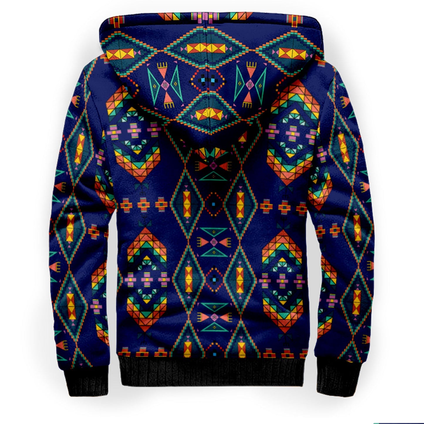 Travois Tipi Blue Sherpa Hoodie