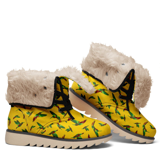 Red Swift Yellow Polar Winter Boots