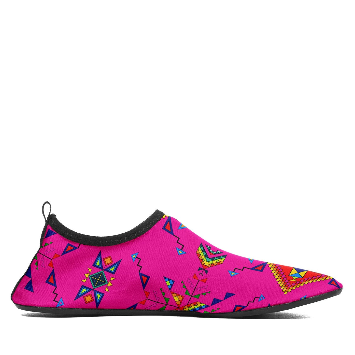 Buffalo Jump Pink Kid's Sockamoccs Slip On Shoes