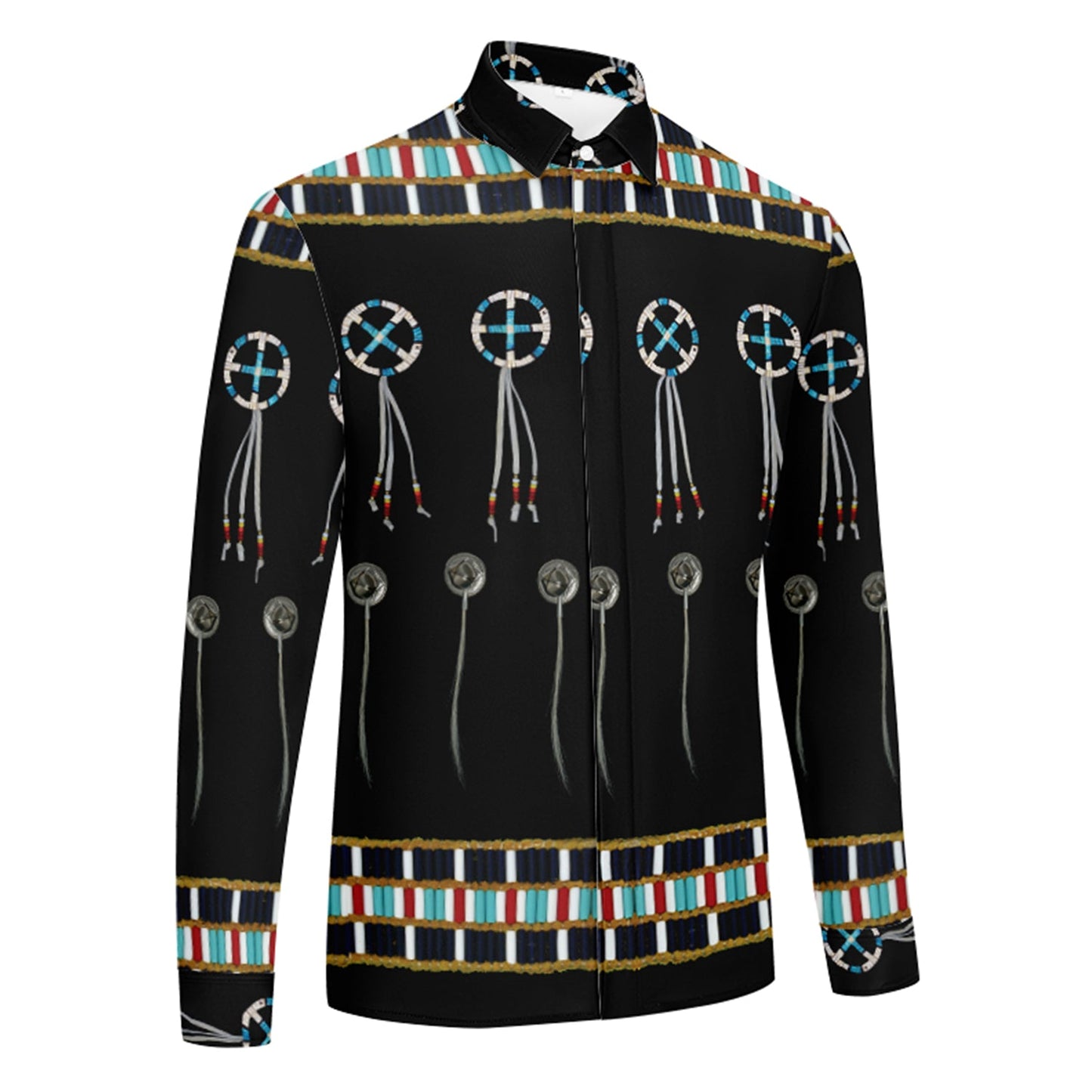 Beaded Bracelet Dress Shirt