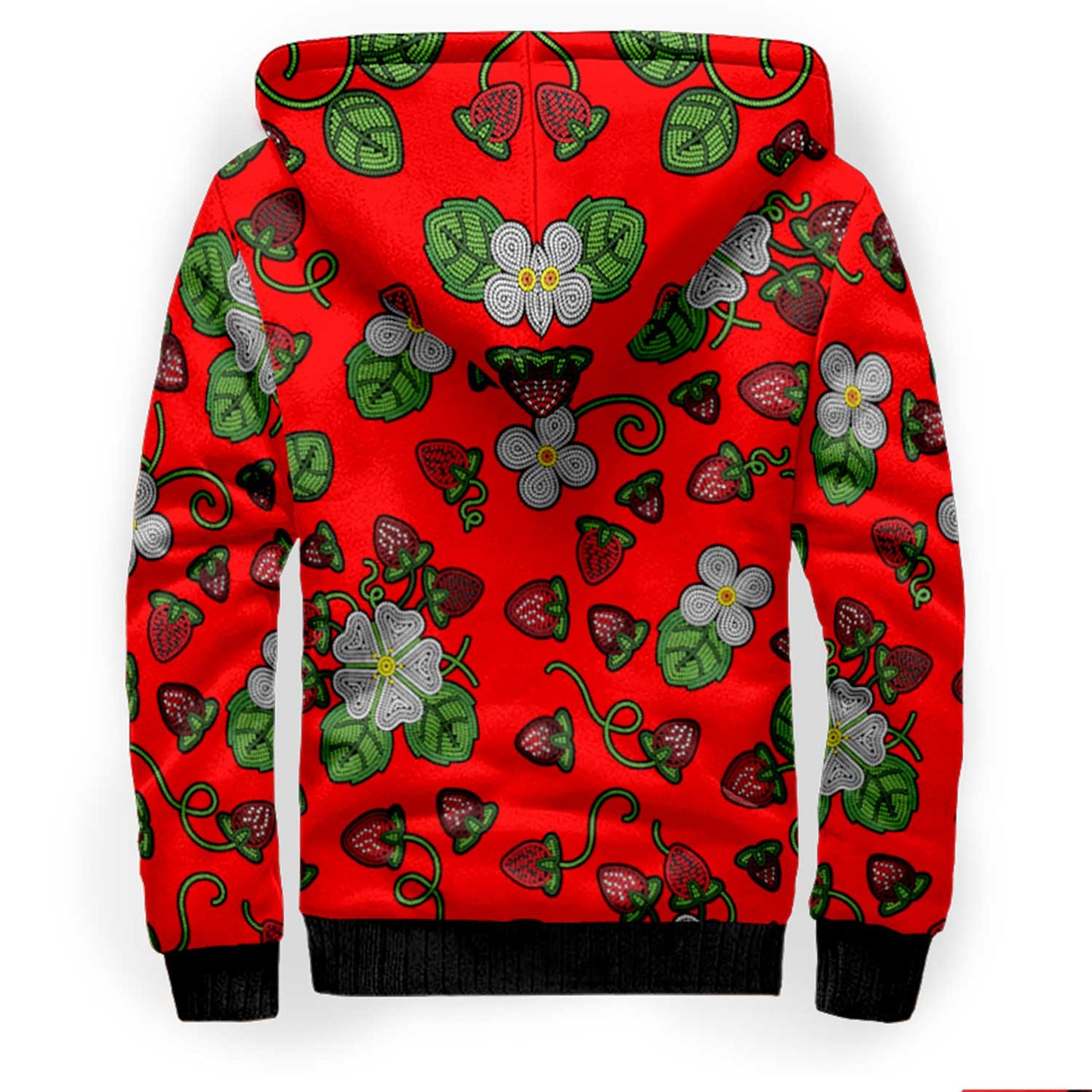 Strawberry Dreams Fire Sherpa Hoodie