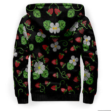 Load image into Gallery viewer, Strawberry Dreams Midnight Sherpa Hoodie
