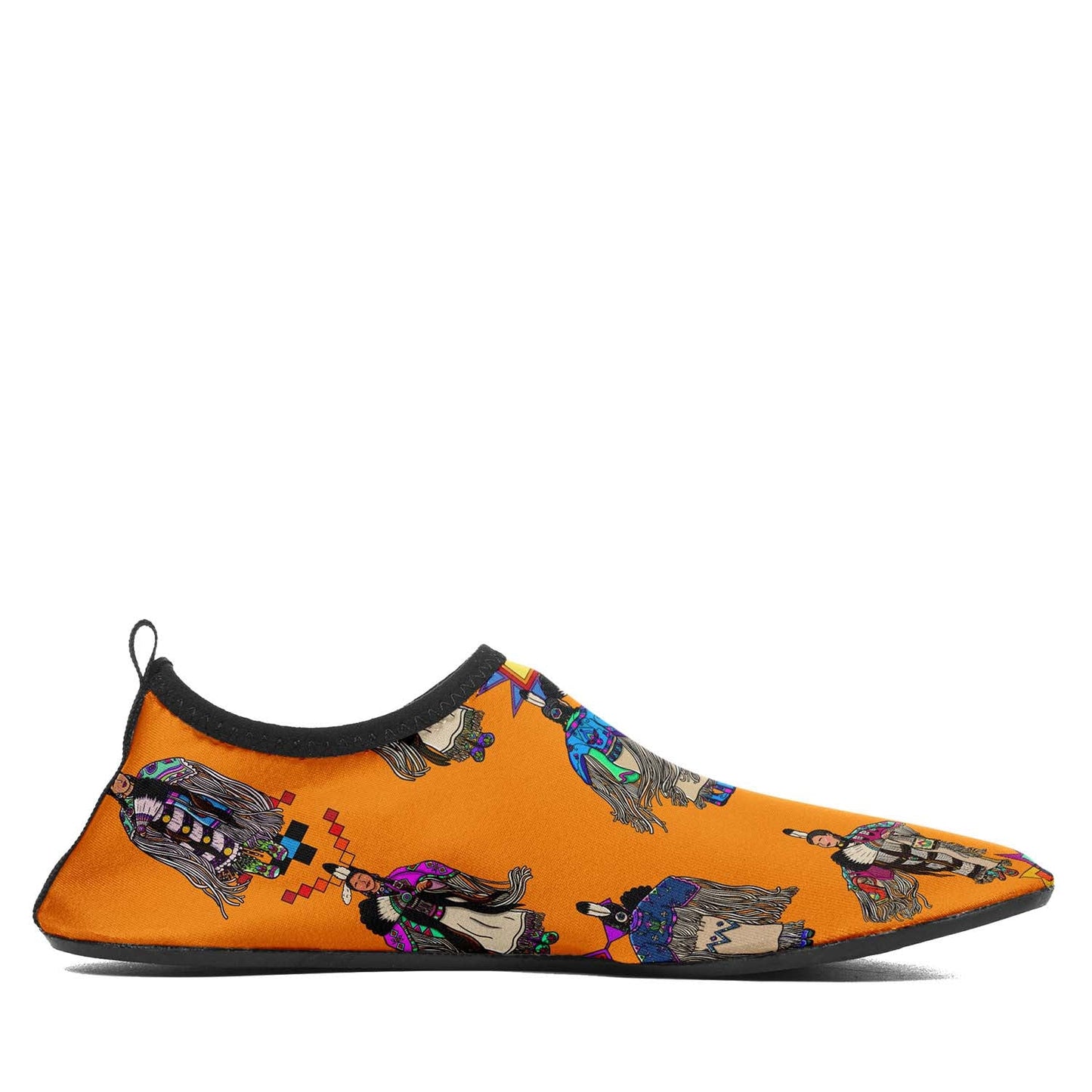 Women's Tradish Dancers Orange Sockamoccs