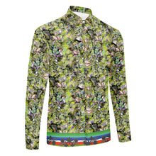 Load image into Gallery viewer, Culture in Nature Green Leaf Men&#39;s Long Sleeve Dress Shirt
