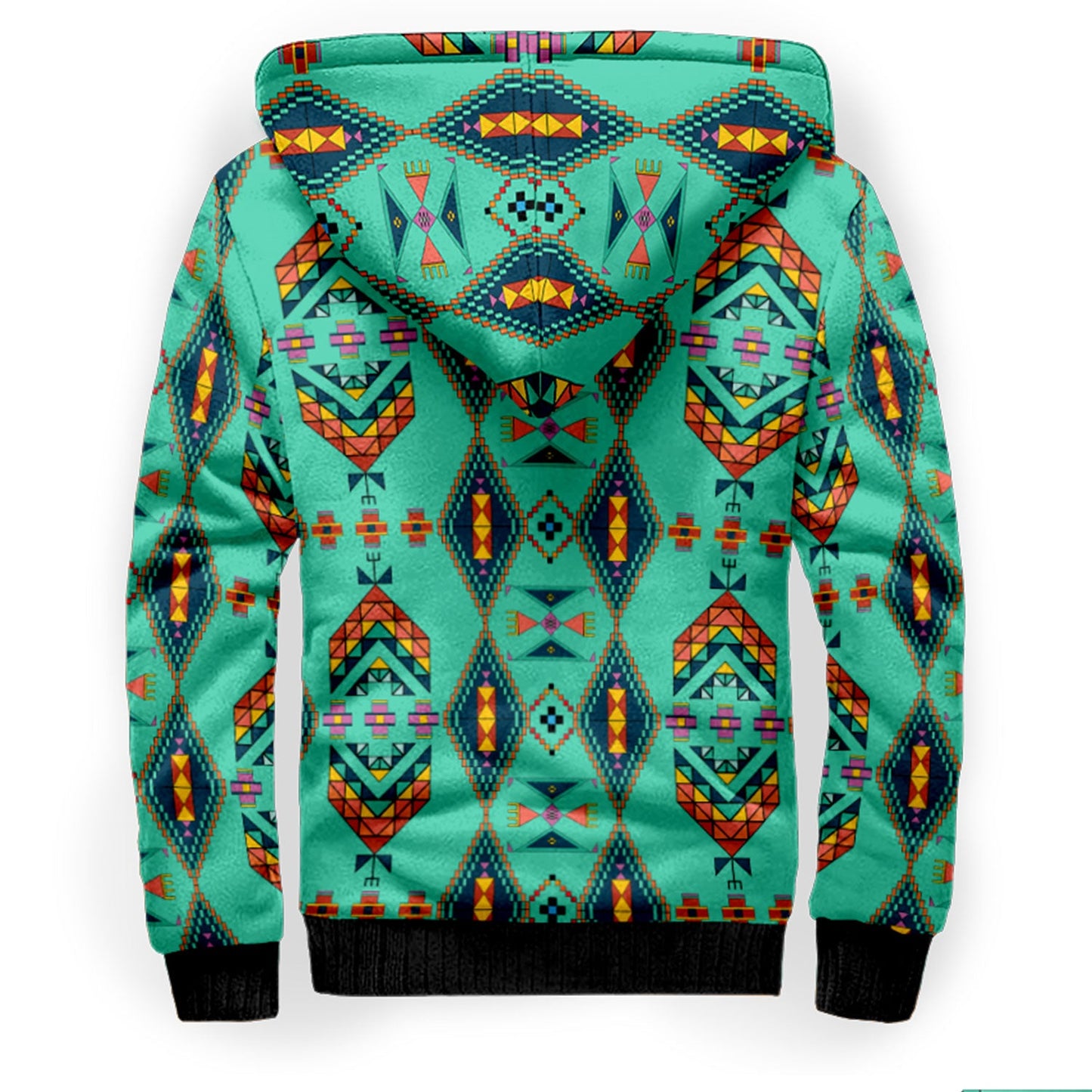 Travois Tipi Smoky Sky Sherpa Hoodie