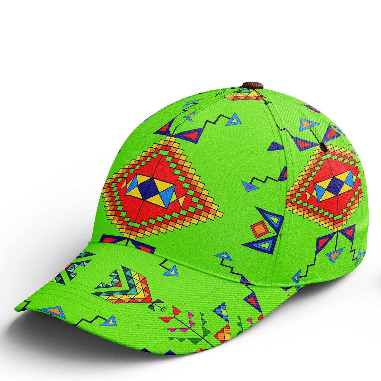 Buffalo Jump Neon Green Snapback Hat