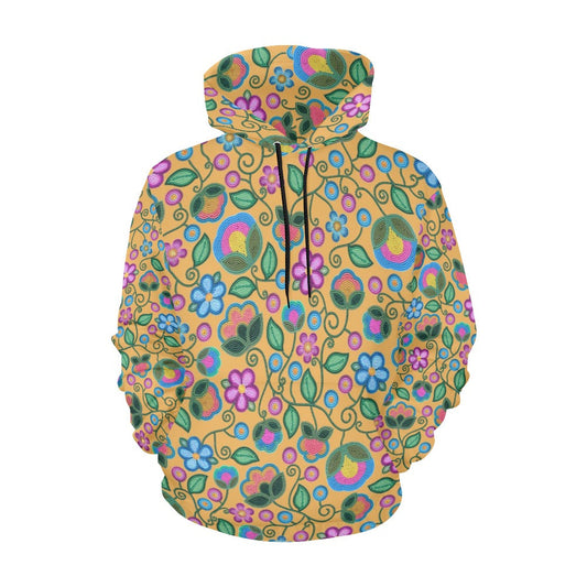 Turquoise Sunbeam Yellow Hoodie for Women