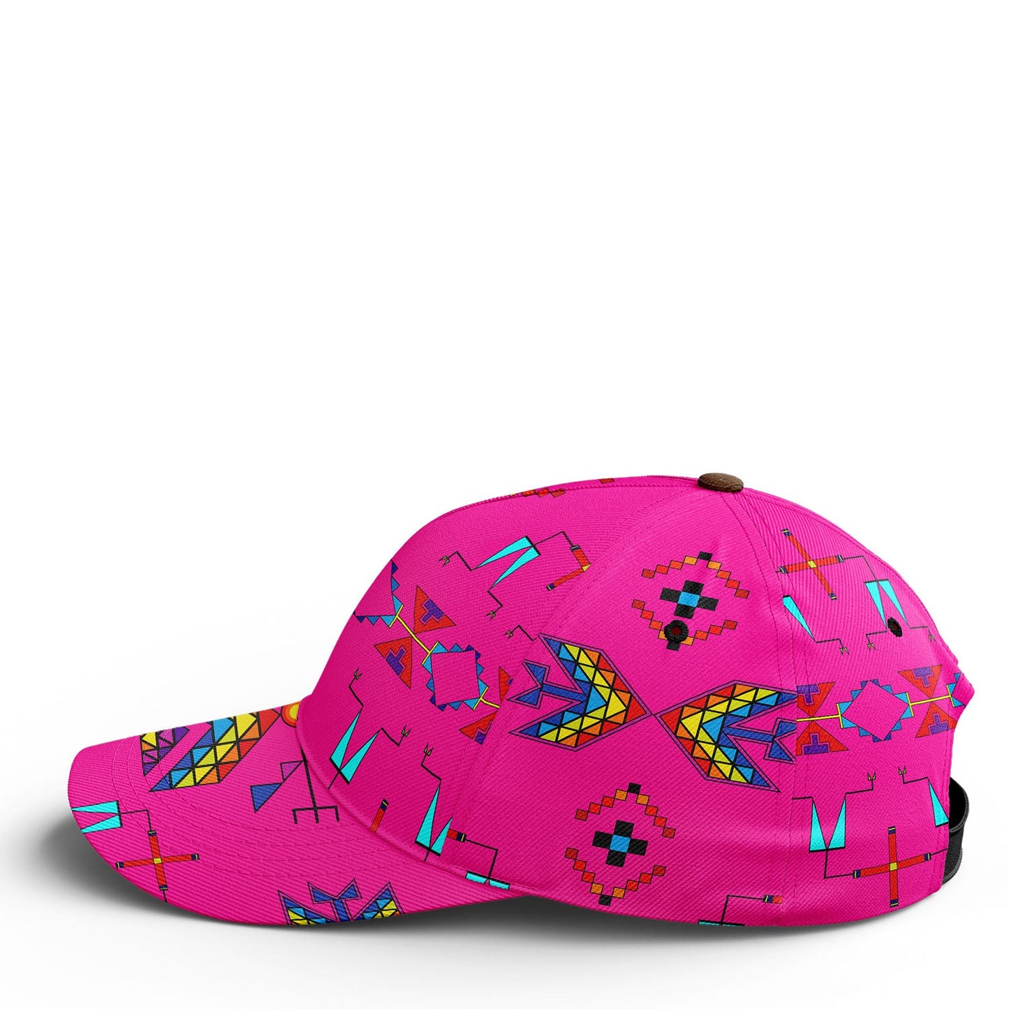 Rainy Chief Rainbow Hot Pink Snapback Hat