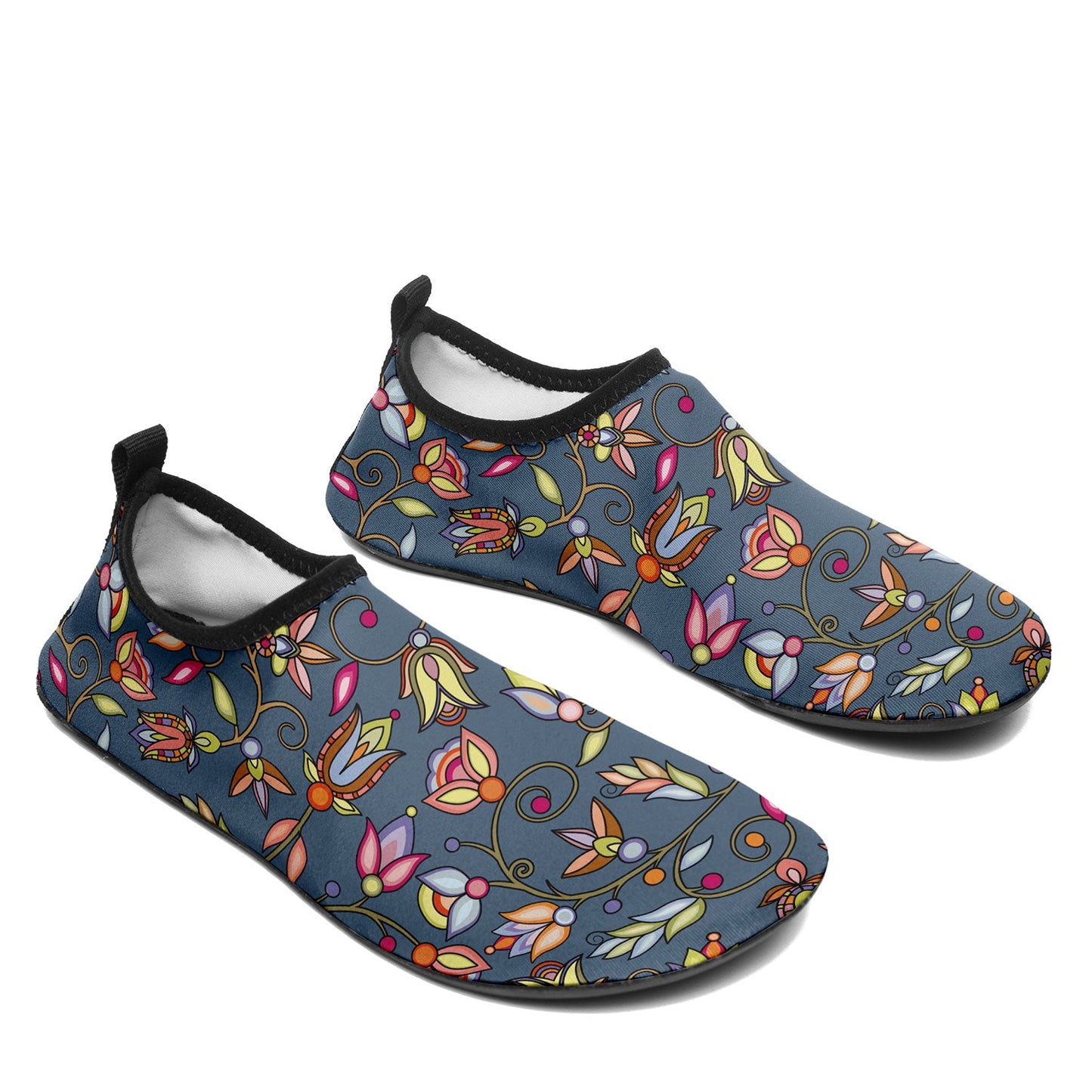 Buffalo Bloom Rainstorm Kid's Sockamoccs Slip On Shoes