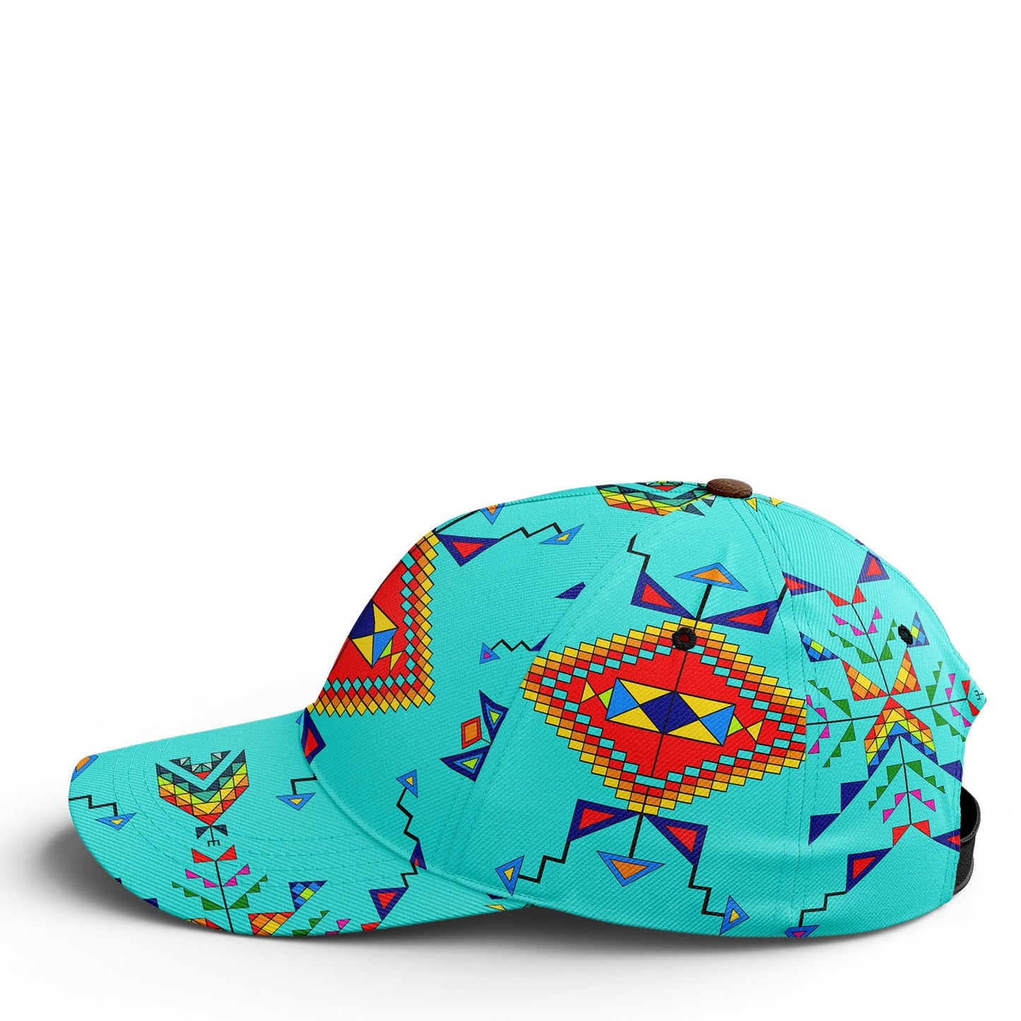 Buffalo Jump Turquoise Snapback Hat